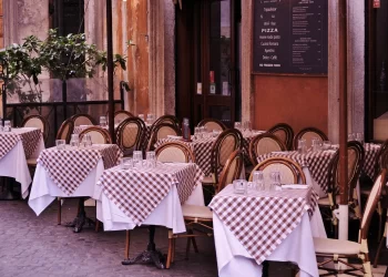 street view french restaurant marketing image only